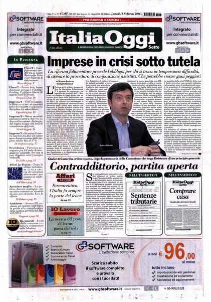 Italia oggi : quotidiano di economia finanza e politica